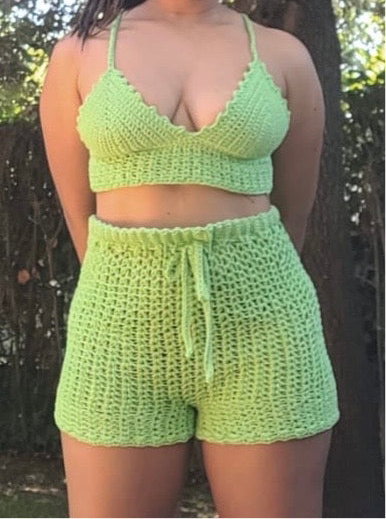 TOP E PANTALONE CORTO