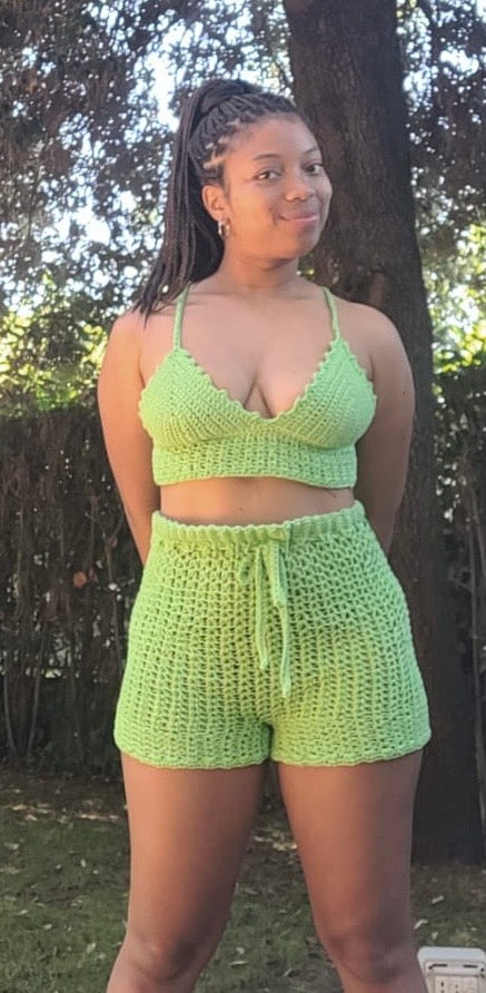 TOP E PANTALONE CORTO